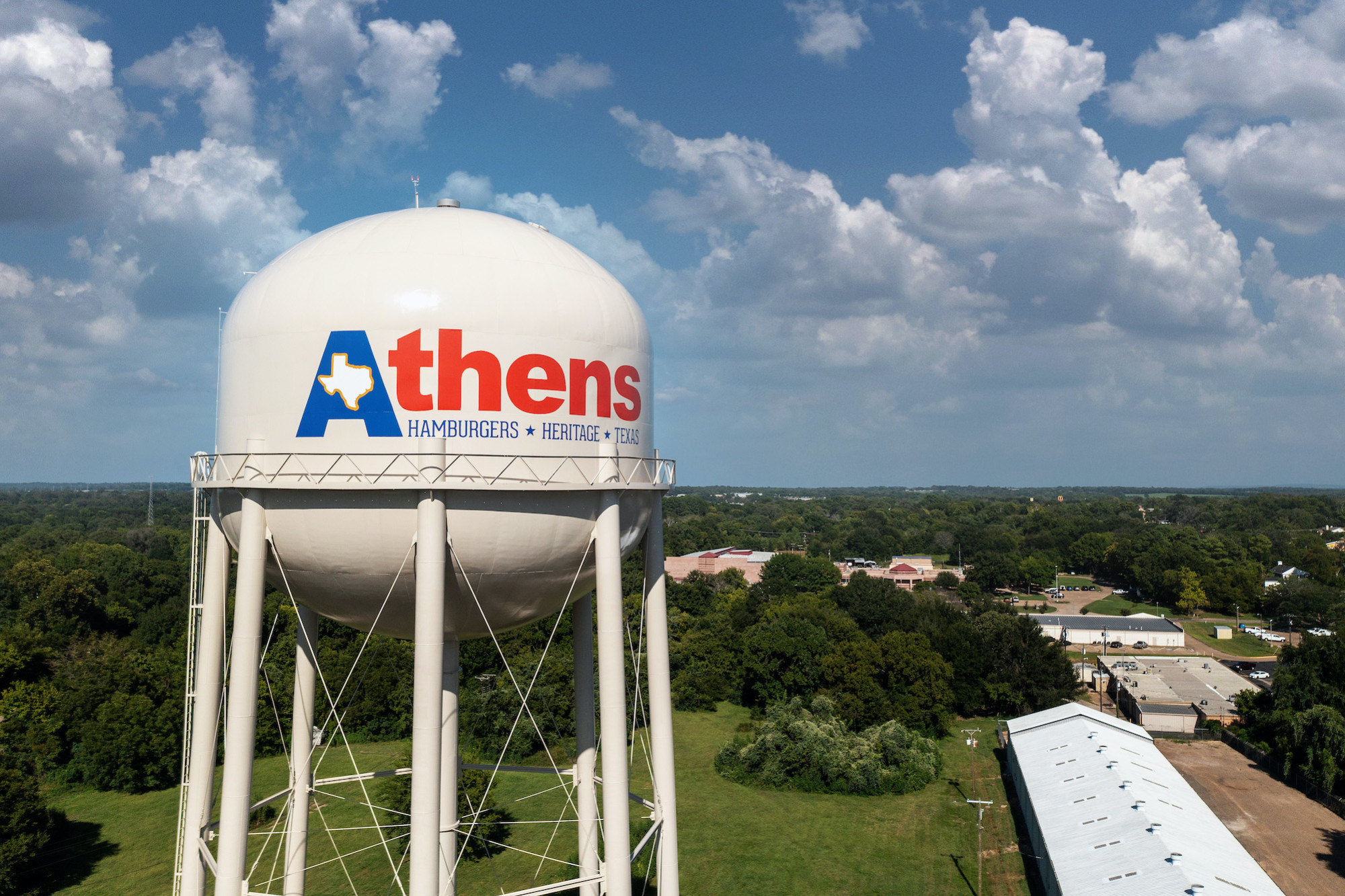 Athens water tower